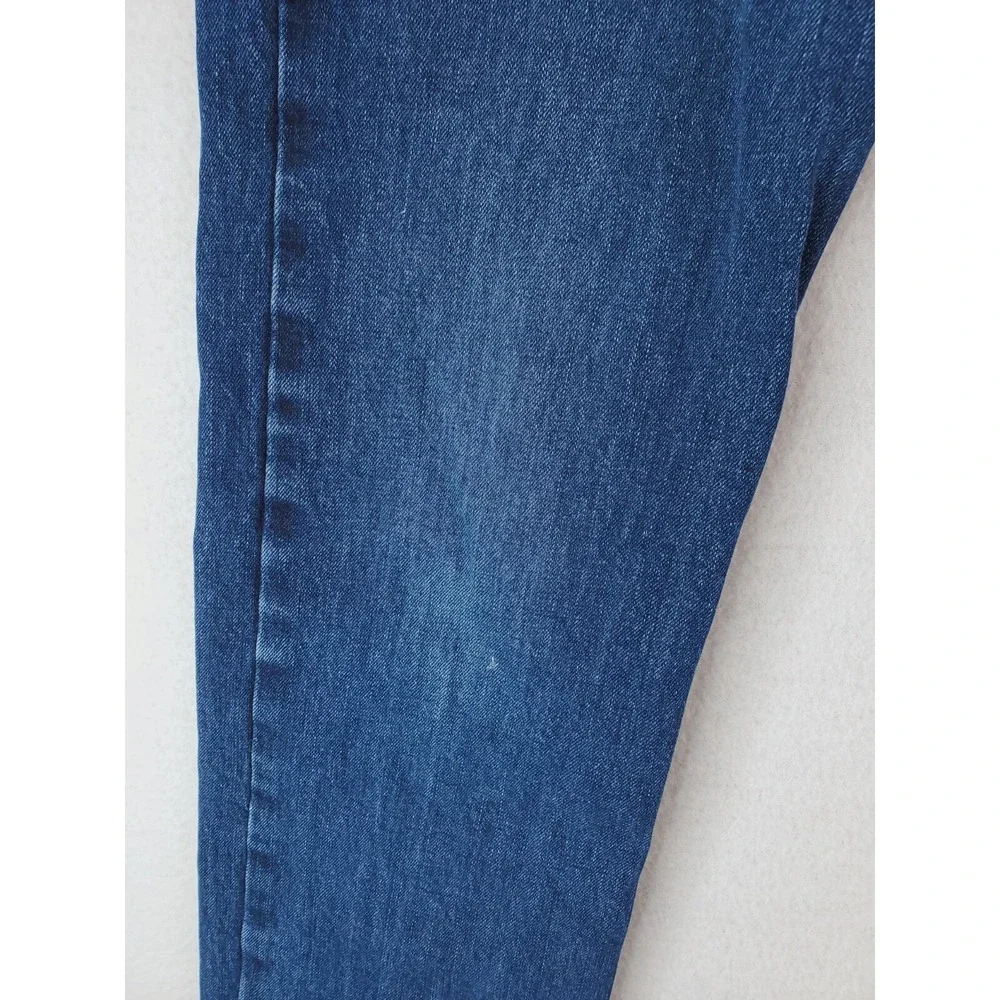 Levis 505 Jeans Mens 32x34 Blue Regular Straight Stretch Denim Pants Red Tab